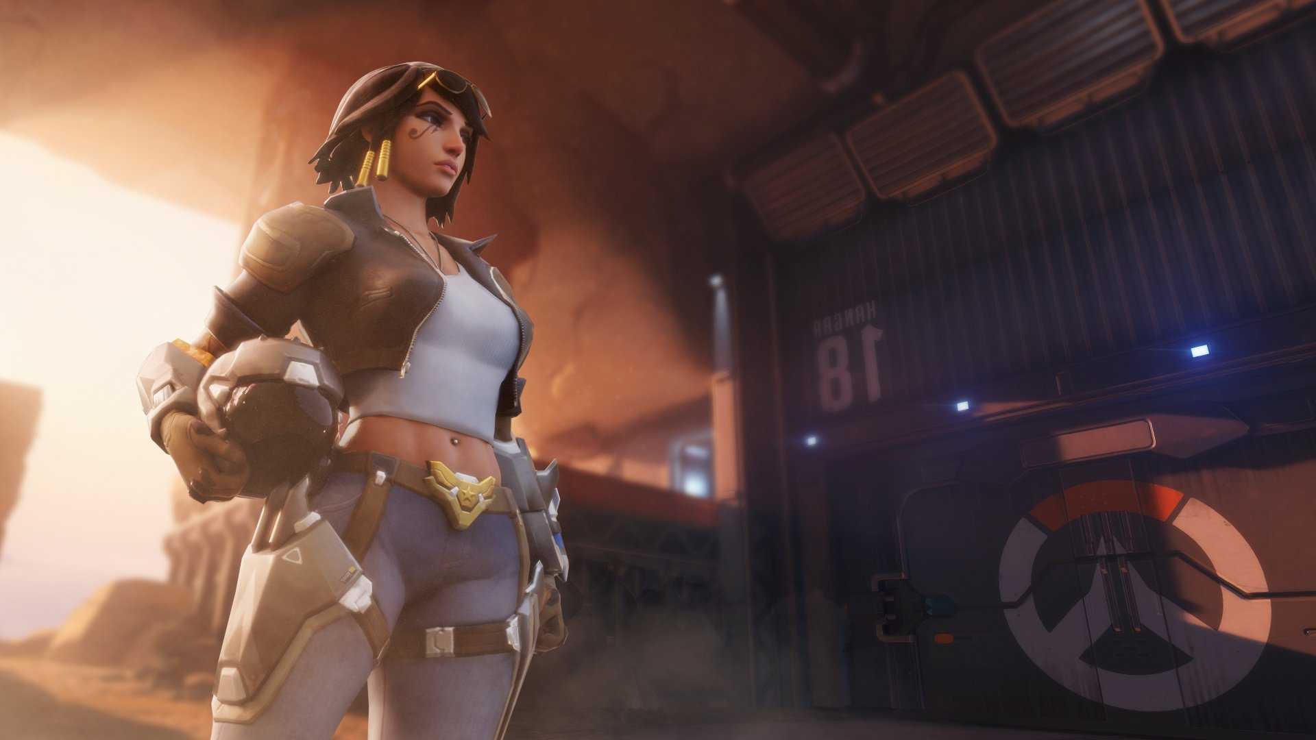 Играем в overwatch за фарру