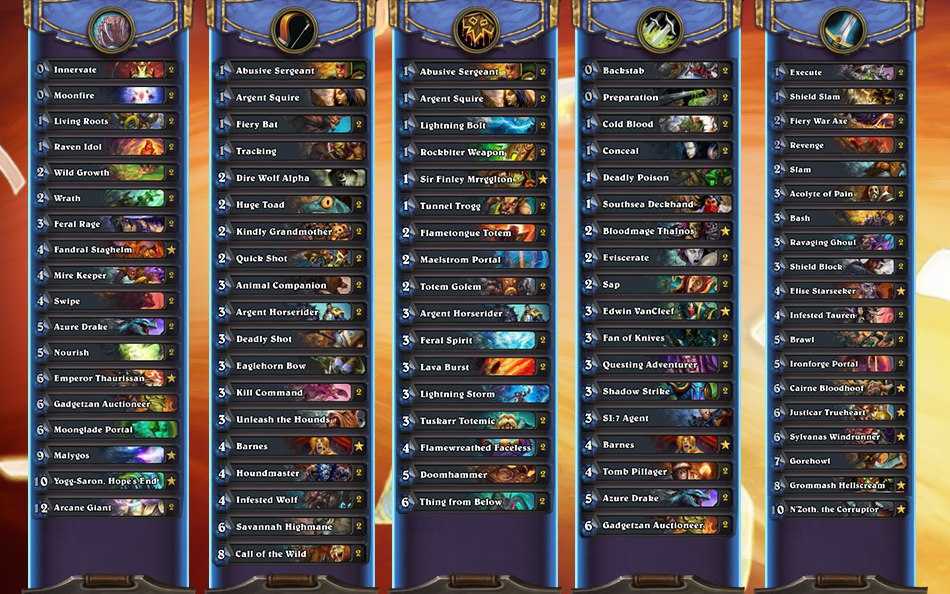 Лучшие колоды для паладинов в hearthstone