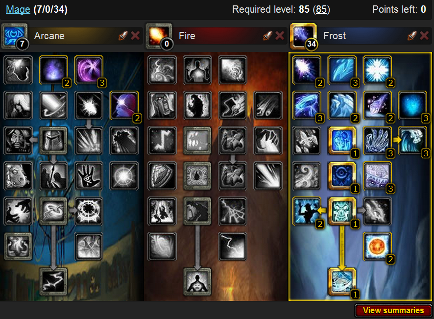 Маг в wow tbc classic - специализации и тренера