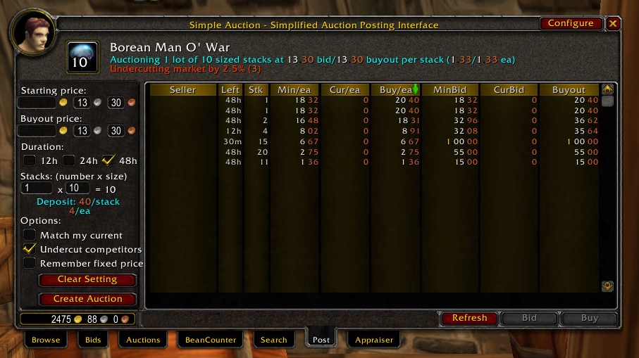 World of warcraft auctioneer addon in depth guide