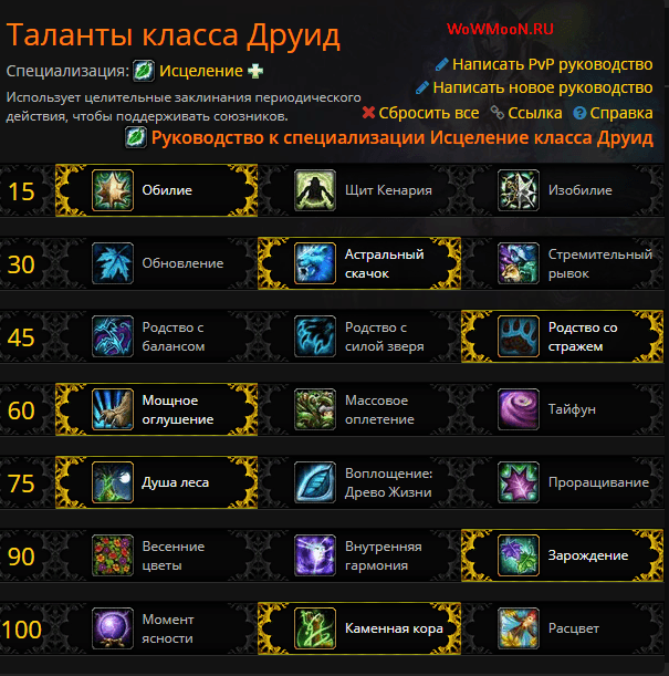 Гaйд дpуид бaлaнc (сова, balance druid) пbe 8.2