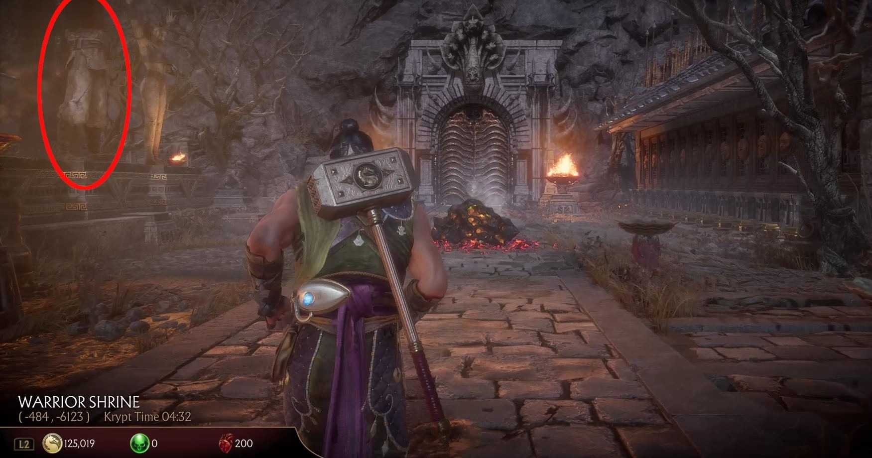 Mortal kombat 11 расположение всех предметов крипта