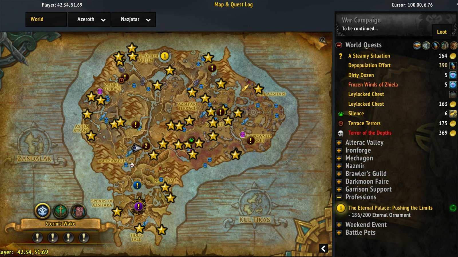 Сводное руководство по назжатару - wowhead