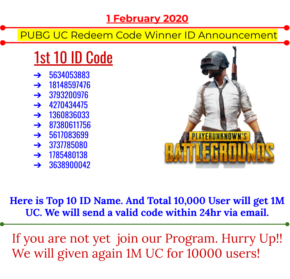 Pubg mobile redeem codes free 2023 - june (free uc) ~ sb mobile mag