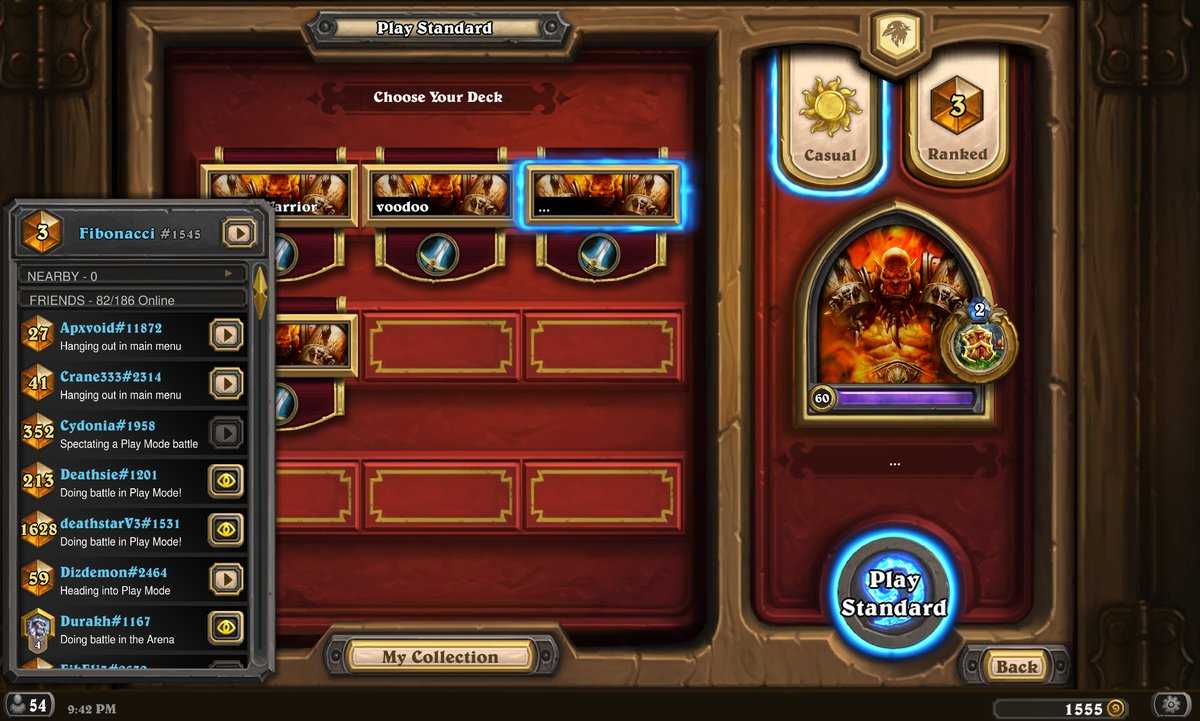 Самые популярные и самые сильные колоды hearthstone по данным blizzard
