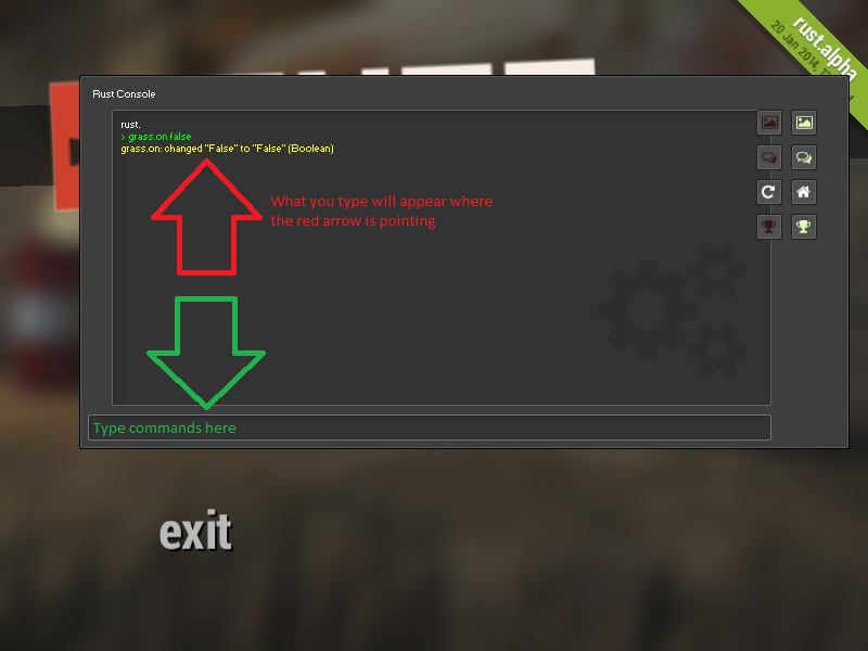 Rust console commands