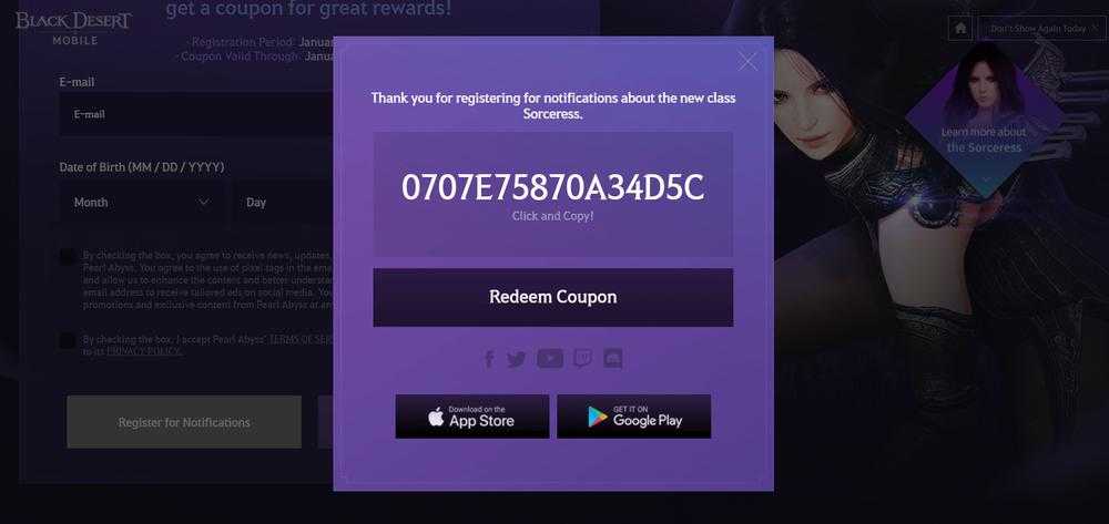 Black desert mobile codes: redeem for free resources [april 2023]