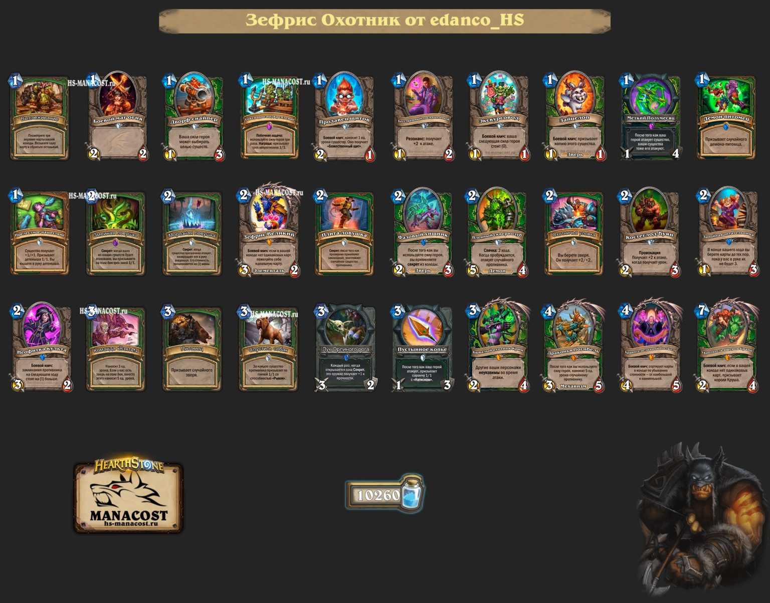 Гайд по механике hearthstone